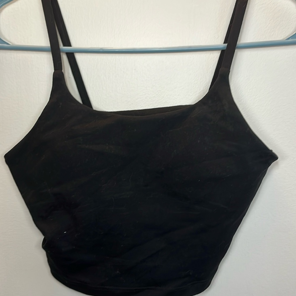 Small sports bra crop top